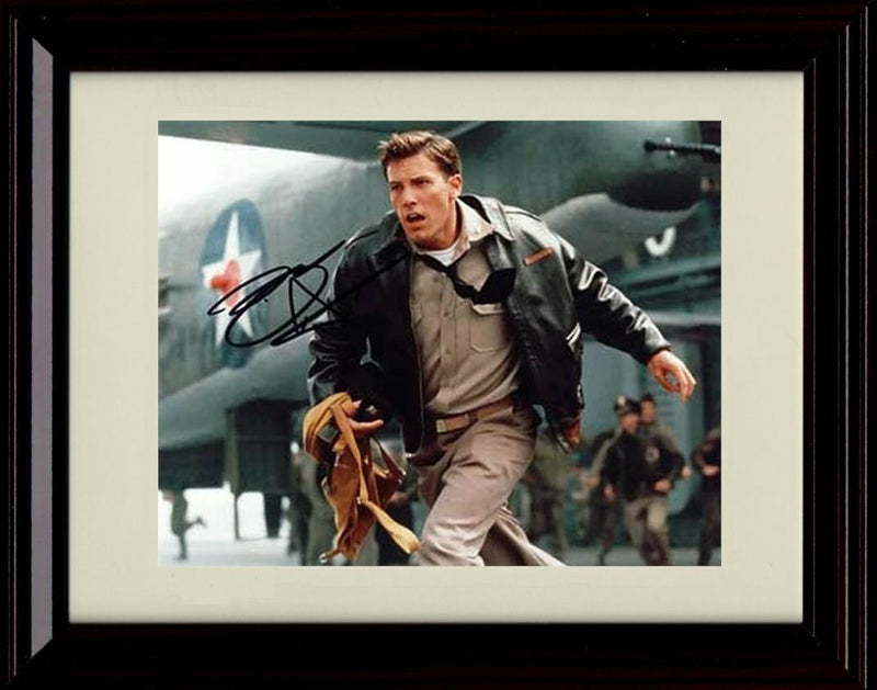 8x10 Framed Ben Affleck Autograph Promo Print - Pearl Harbor Framed Print - Movies FSP - Framed   