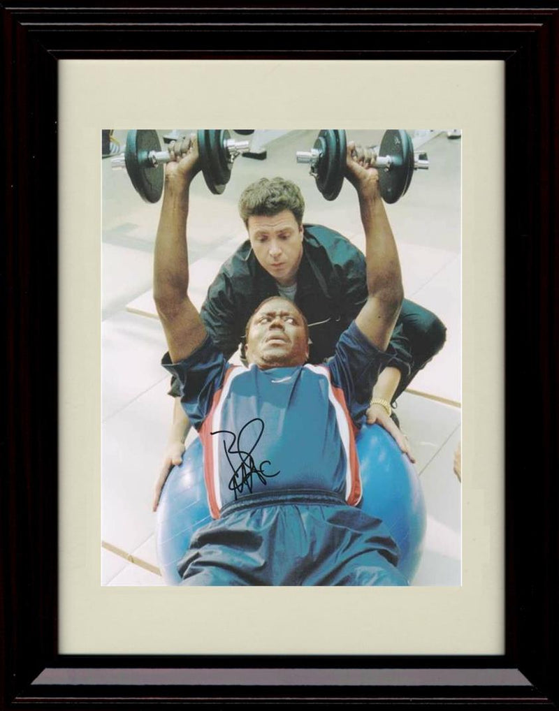 8x10 Framed Bernie Mac Autograph Promo Print - Lifting Weights Framed Print - Movies FSP - Framed   
