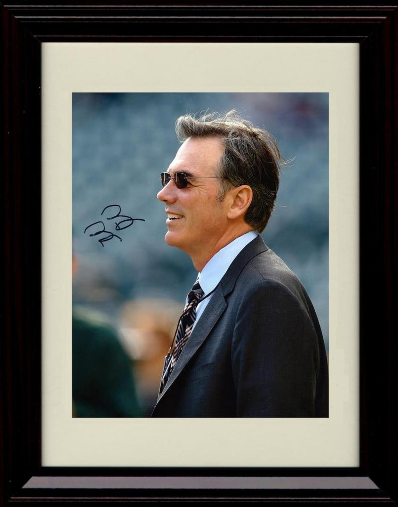 Unframed Billy Bean - Happy Profile - Oakland A's Autograph Replica Print Unframed Print - Baseball FSP - Unframed   