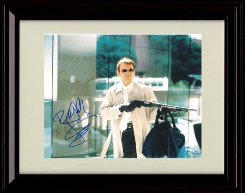 8x10 Framed Billy Bob Thornton Autograph Promo Print - With Rifle Framed Print - Movies FSP - Framed   