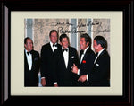 Unframed Bob Hope With Friends Autograph Promo Print - John Wayne, Dean Martin, Ronald Reagan and Frank Sinatra Unframed Print - History FSP - Unframed   