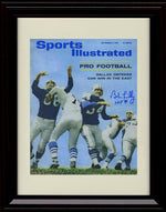 16x20 Framed Bob Lilly - Dallas Cowboys Autograph Promo Print - 1963 Sports Illustrated Gallery Print - Pro Football FSP - Gallery Framed   