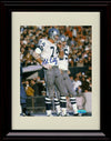 16x20 Framed Bob Lilly - Dallas Cowboys Autograph Promo Print - Watching From The Sideline Gallery Print - Pro Football FSP - Gallery Framed   