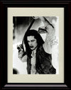 8x10 Framed Brad Pitt Autograph Promo Print - Interview With A Vampire Black and White Framed Print - Movies FSP - Framed   
