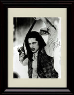 8x10 Framed Brad Pitt Autograph Promo Print - Interview With A Vampire Black and White Framed Print - Movies FSP - Framed   