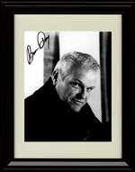 8x10 Framed Brian Dennehy Autograph Promo Print - Headshot Black and White Framed Print - Movies FSP - Framed   