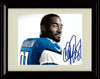 8x10 Framed Calvin Johnson - Detroit Lions Autograph Promo Print - Smile Over His Shoulder Framed Print - Pro Football FSP - Framed   