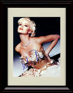 8x10 Framed Charlize Theron Autograph Promo Print - Flower Dress Framed Print - Movies FSP - Framed   