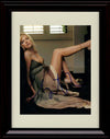 8x10 Framed Charlize Theron Autograph Promo Print - Sitting In Heels Framed Print - Movies FSP - Framed   