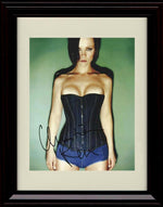 8x10 Framed Chrisitina Ricci Autograph Promo Print - Blue Jean Outfit Framed Print - Movies FSP - Framed   