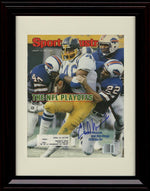 8x10 Framed Chuck Muncie - San Diego Chargers Autograph Promo Print - 1981 Sports Illustrated Cover Framed Print - Pro Football FSP - Framed   