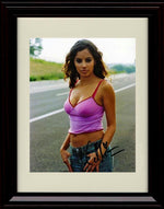 8x10 Framed Collien Fernandes Autograph Promo Print - Standing Framed Print - Movies FSP - Framed   