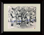 16x20 Framed Purple People Eaters The Line - Minnesota Vikings Autograph Promo Print - Page Eller Marshall and Larsen Gallery Print - Pro Football FSP - Gallery Framed   