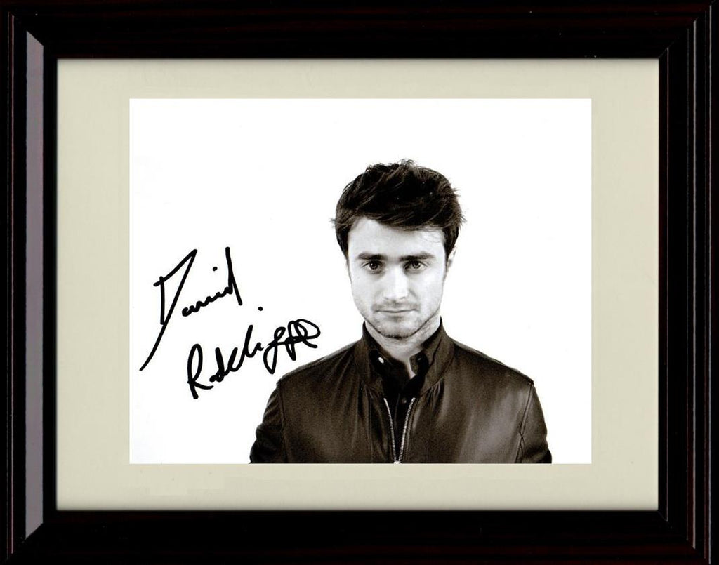 8x10 Framed Daniel Radcliffe Autograph Promo Print - Landscape Framed Print - Movies FSP - Framed   