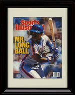 Framed 8x10 Darryl Strawberry - Sports Illustrated Mr Long Ball - New York Mets Autograph Replica Print Framed Print - Baseball FSP - Framed   