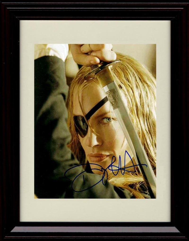 8x10 Framed Daryl Hannah Autograph Promo Print - Kill Bill Framed Print - Movies FSP - Framed   