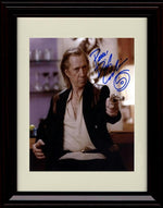 8x10 Framed David Carradine Autograph Promo Print - With Gun Framed Print - Movies FSP - Framed   