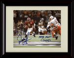 Unframed David Palmer Autograph Promo Print - Alabama Crimson Tide- Running The Ball 1992 Nat'l Champs Unframed Print - College Football FSP - Unframed   