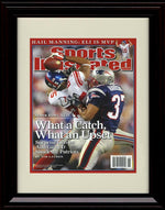 8x10 Framed David Tyree - New York Giants Autograph Promo Print - Sports Illustrated SB XLII Edition Framed Print - Pro Football FSP - Framed   