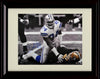Unframed DeMarcus Ware - Dallas Cowboys Autograph Promo Print - Sacking Drew Brees Unframed Print - Pro Football FSP - Unframed   