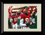 8x10 Framed Derrick Thomas And Neil Smith - Kansas City Chiefs Autograph Promo Print - Walking By Fans Framed Print - Pro Football FSP - Framed   