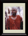 8x10 Framed Djimon Hounsou Autograph Promo Print - Red Drape Framed Print - Movies FSP - Framed   
