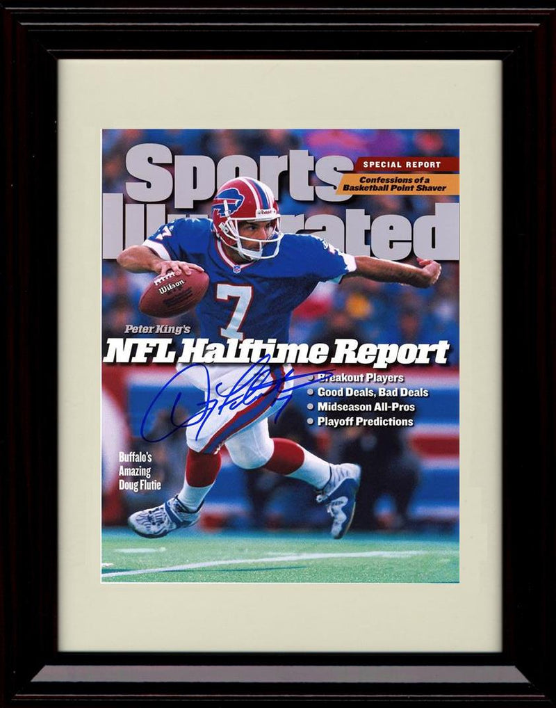 Unframed Doug Flutie - Buffalo Bills Autograph Promo Print - Sports Illustrated Cover Unframed Print - Pro Football FSP - Unframed   