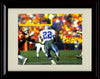 8x10 Framed Emmitt Smith - Dallas Cowboys Autograph Promo Print - Running The Ball Back View Framed Print - Pro Football FSP - Framed   