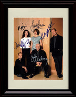 Framed Frasier Cast Autograph Promo Print - Portrait Framed Print - Television FSP - Framed   