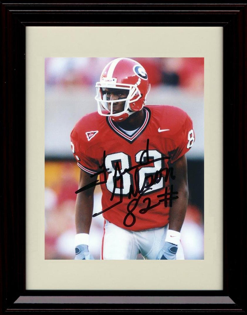 Unframed Fred Gibson Autograph Promo Print - Georgia Bulldogs- Ready and Waiting Unframed Print - College Football FSP - Unframed   