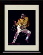 8x10 Framed Freddie Mercury Autograph Promo Print - Portrait Framed Print - Music FSP - Framed   