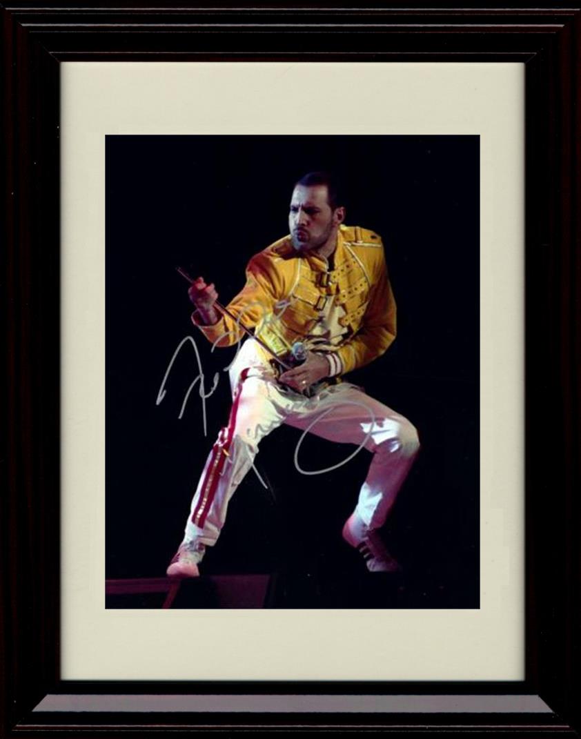 Unframed Freddie Mercury Autograph Promo Print - Portrait Unframed Print - Music FSP - Unframed   