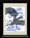 8x10 Framed Game of Thrones Autograph Promo Print - Partial Cast Framed Print - Television FSP - Framed   