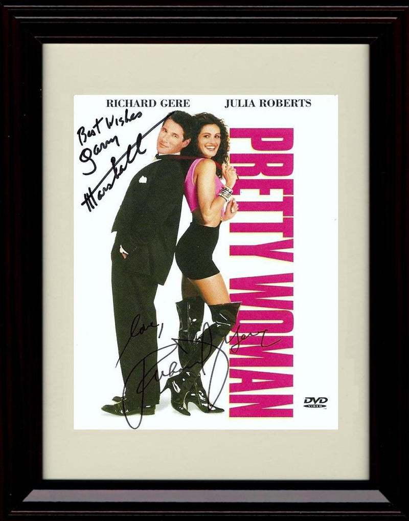 8x10 Framed Garry Marshall Richard Gere Autograph Promo Print - Pretty Woman Framed Print - Movies FSP - Framed   