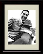 Unframed Gene Stallings and Bear Bryant Autograph Promo Print - Alabama Crimson Tide- Student Beats Teacher Unframed Print - College Football FSP - Unframed   