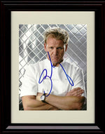 Framed Gordon Ramsay Chef Autograph Promo Print - Portrait Framed Print - Television FSP - Framed   