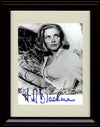 8x10 Framed Honor Blackman Autograph Promo Print - Black and White Framed Print - Movies FSP - Framed   