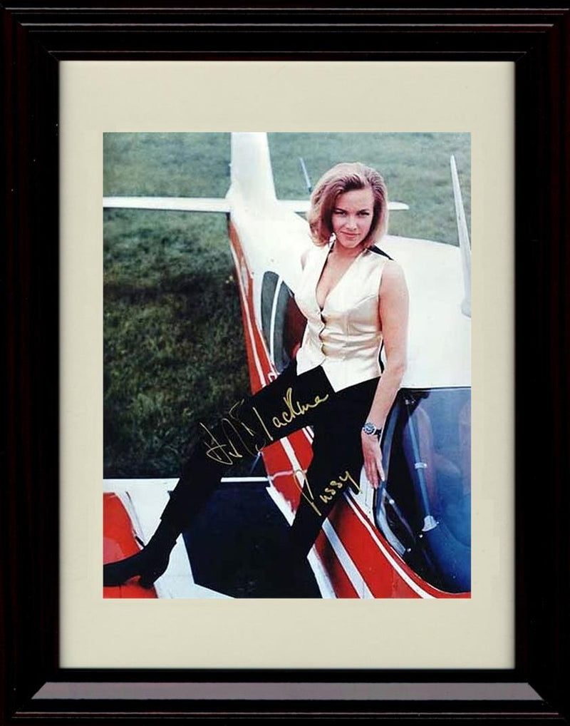 Unframed Honor Blackman Autograph Promo Print - With Plane Unframed Print - Movies FSP - Unframed   
