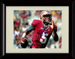 Unframed Jameis Winston Autograph Promo Print - Florida State- On The Run Unframed Print - College Football FSP - Unframed   
