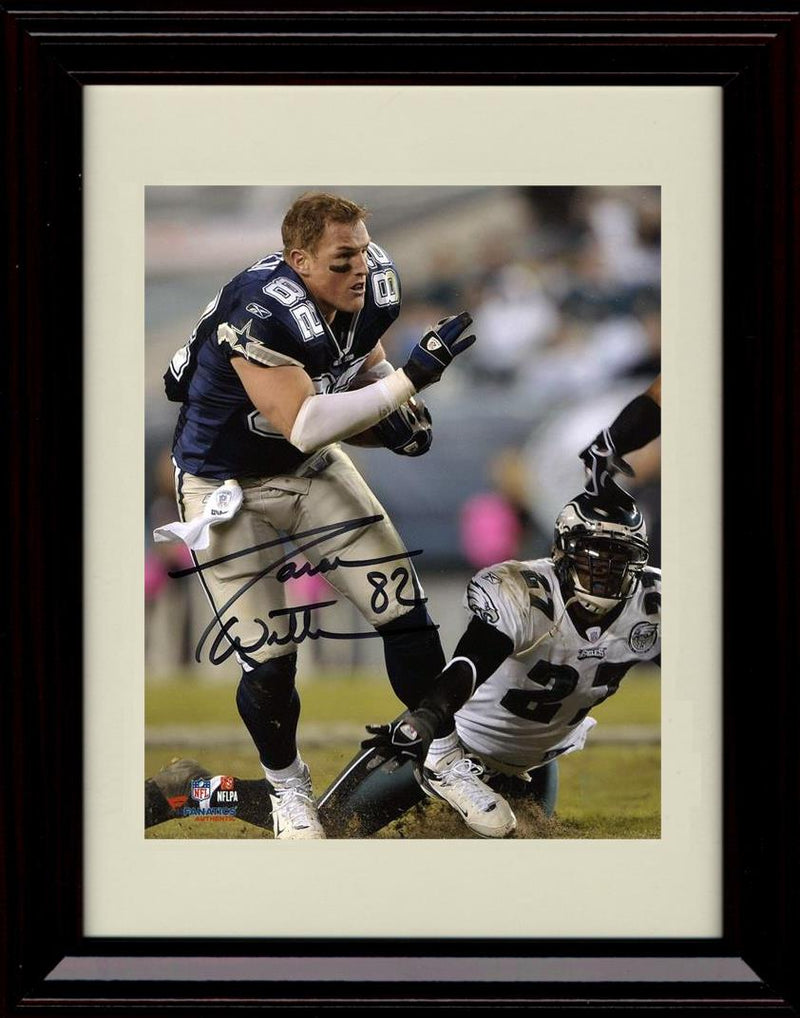 Unframed Jason Witten - Dallas Cowboys Autograph Promo Print - Helmet Unframed Print - Pro Football FSP - Unframed   