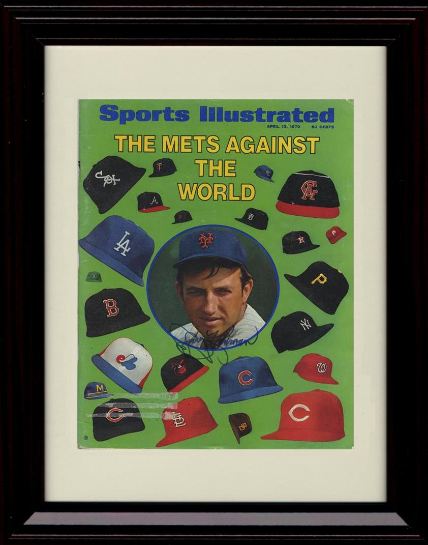 Unframed Jerry Koosman - 1970 Sports Illustrated The Mets Against The World - New York Mets Autograph Replica Print Unframed Print - Baseball FSP - Unframed   