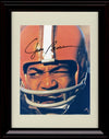 8x10 Framed Jim Brown - Cleveland Browns Autograph Promo Print - Close Up Grimace Framed Print - Pro Football FSP - Framed   
