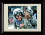 8x10 Framed Jim Carrey and Jeff Daniels Autograph Promo Print - Dumb and Dumber Framed Print - Movies FSP - Framed   
