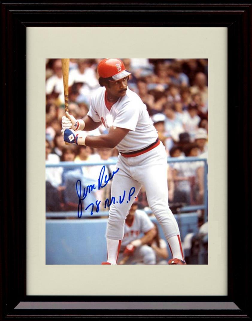 Unframed Jim Rice - At Bat - Boston Red Sox Autograph Replica Print Unframed Print - Baseball FSP - Unframed   