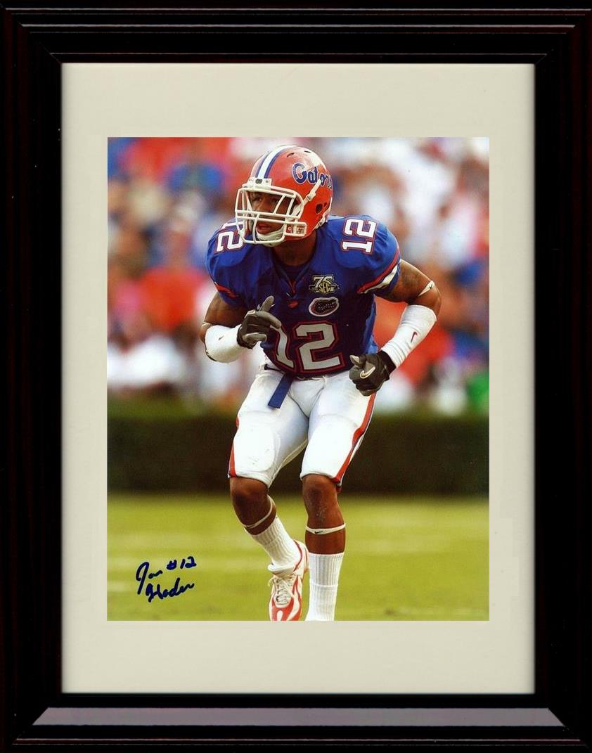 Unframed Joe Haden Autograph Promo Print - Florida Gators- Blue Jersey Unframed Print - College Football FSP - Unframed   