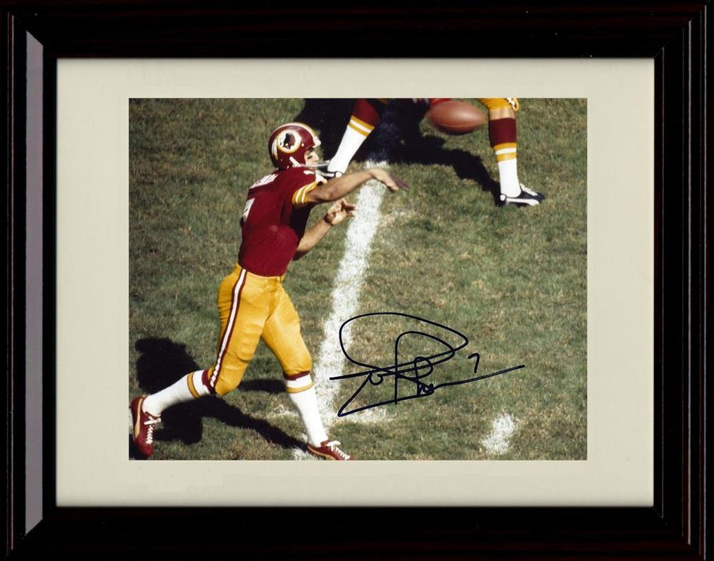 Unframed Joe Theismann - Washington Football Club Autograph Promo Print - Pass Release Unframed Print - Pro Football FSP - Unframed   