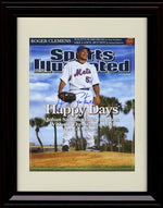 Unframed Johan Santana - Sports Illustrated Happy Days - New York Mets Autograph Replica Print Unframed Print - Baseball FSP - Unframed   