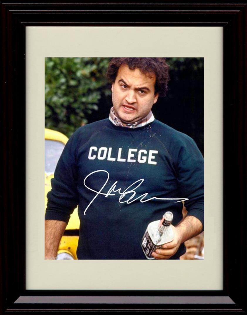 Unframed John Belushi Autograph Promo Print - Animal House - Drunk College Kid Unframed Print - Movies FSP - Unframed   