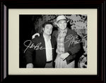 8x10 Framed John Belushi and Steve Martin Autograph Promo Print - Landscape Framed Print - Movies FSP - Framed   