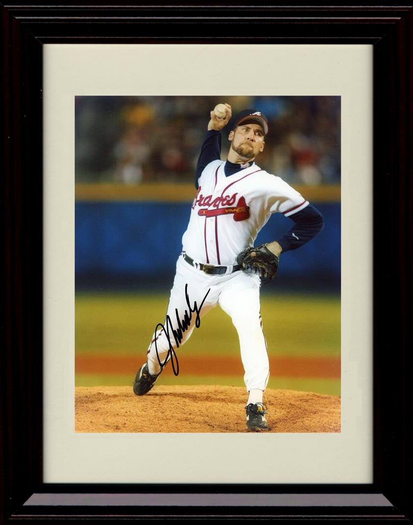 Unframed John Smoltz - Pitching - Atlanta Braves Autograph Replica Print Unframed Print - Baseball FSP - Unframed   